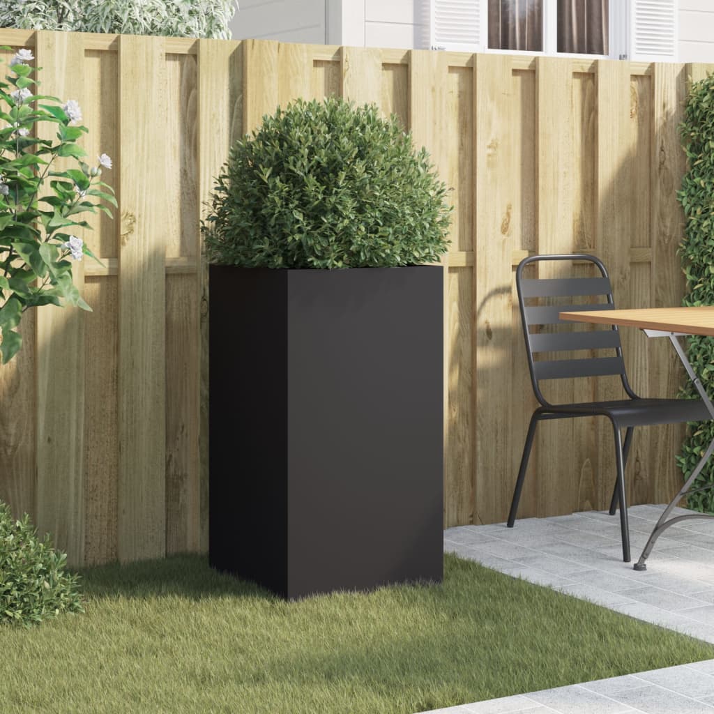 Jardinera Acero Negro 42x38x75 Cm_2