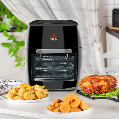 Homcom Freidora Sin Aceite 1800w 11l Horno De Aire Con 8 Programas Pantalla Led_1