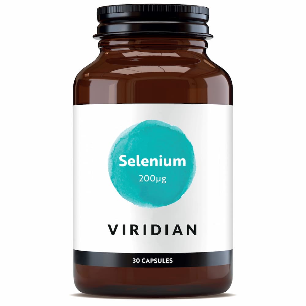 Selénio 200ug Viridian 30 Cápsulas