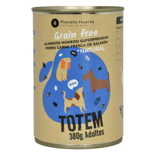 Ração Húmida Superpremium para Cães sem Grão Salmão 380g Planeta Huerto