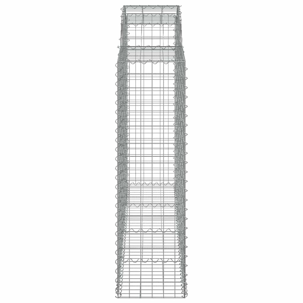 Cestas Gaviones 10 Uds Forma De Arco Hierro 200x50x140/160 Cm_4