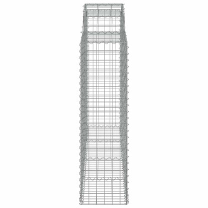 Cestas Gaviones 10 Uds Forma De Arco Hierro 200x50x140/160 Cm_4