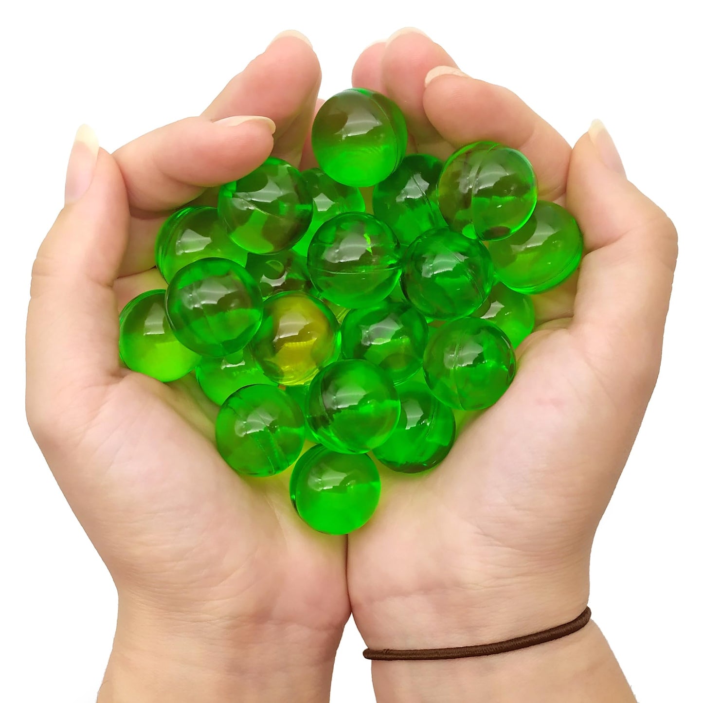 Pack 40 Perlas De Baño Aromatizada En Forma De Bola - Con Aceite De Soja - Hidratante Y Aromática - Aroma Manzana_1