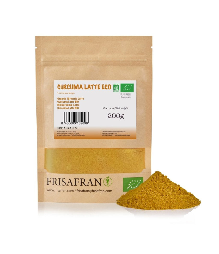 Cúrcuma Latte Ecológica En Polvo | Calidad | Frisafran 100 G_1