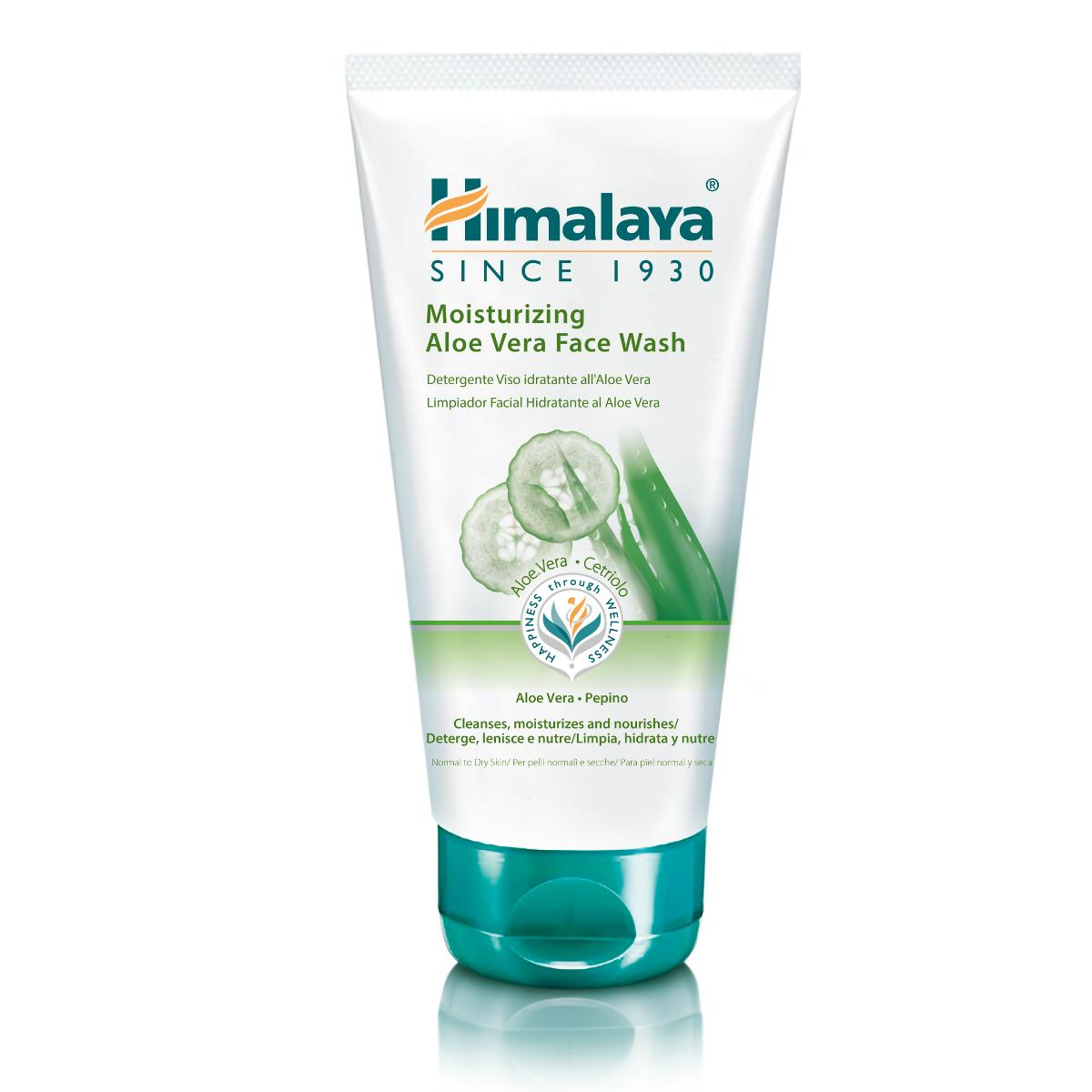 Produto de Limpeza Facial Hidratante Himalaya Aloe Vera 150 ml