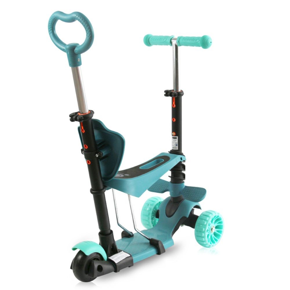 Patinete Evolutivo Con Asiento Y Mango Parental Draxter Plus Mint_4