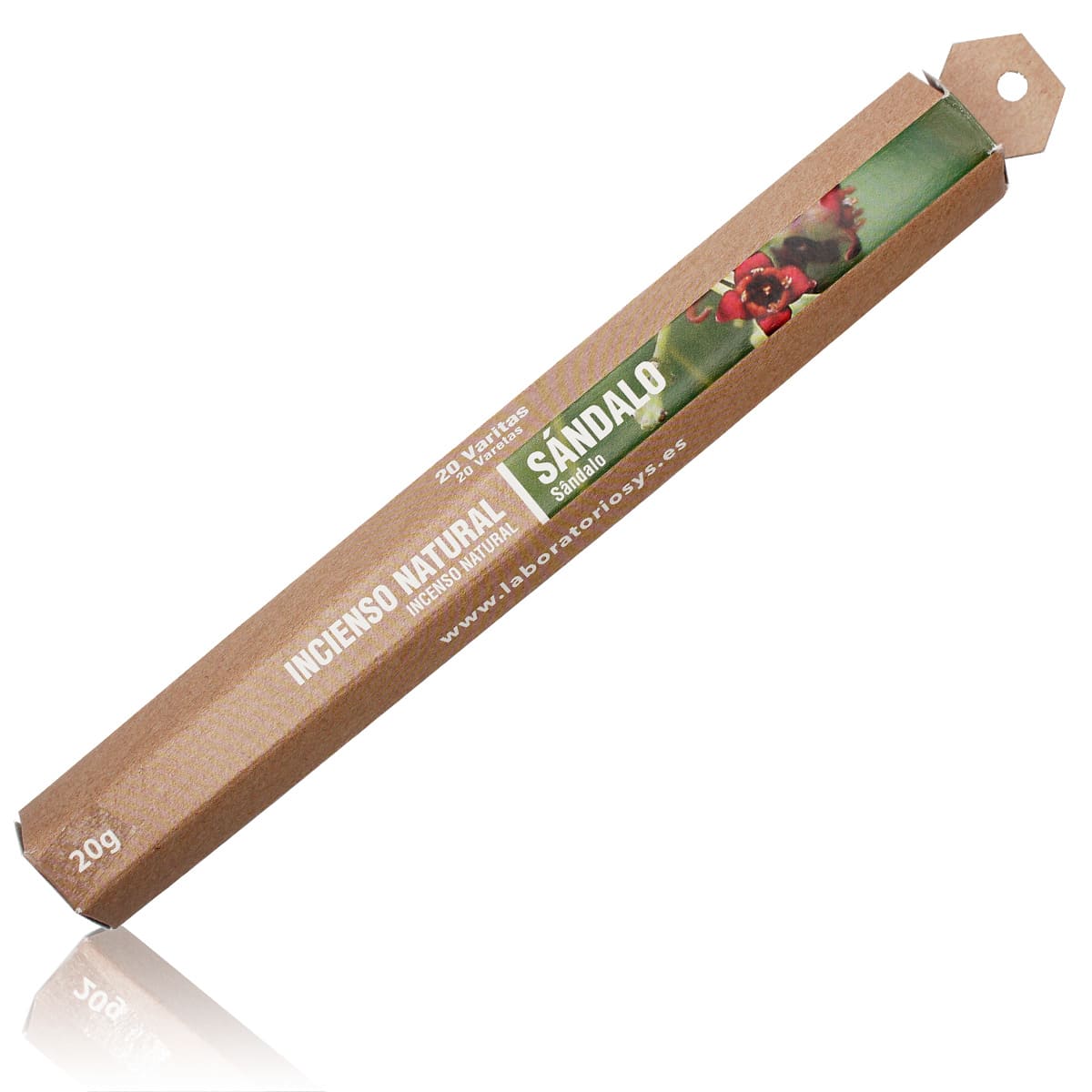 Incienso Natural 20 Sticks Sándalo SYS Aromas | Fragancia Amaderada | Ambiente Relajante | Aroma Duradero_0