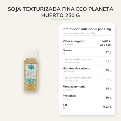 Información nutricional