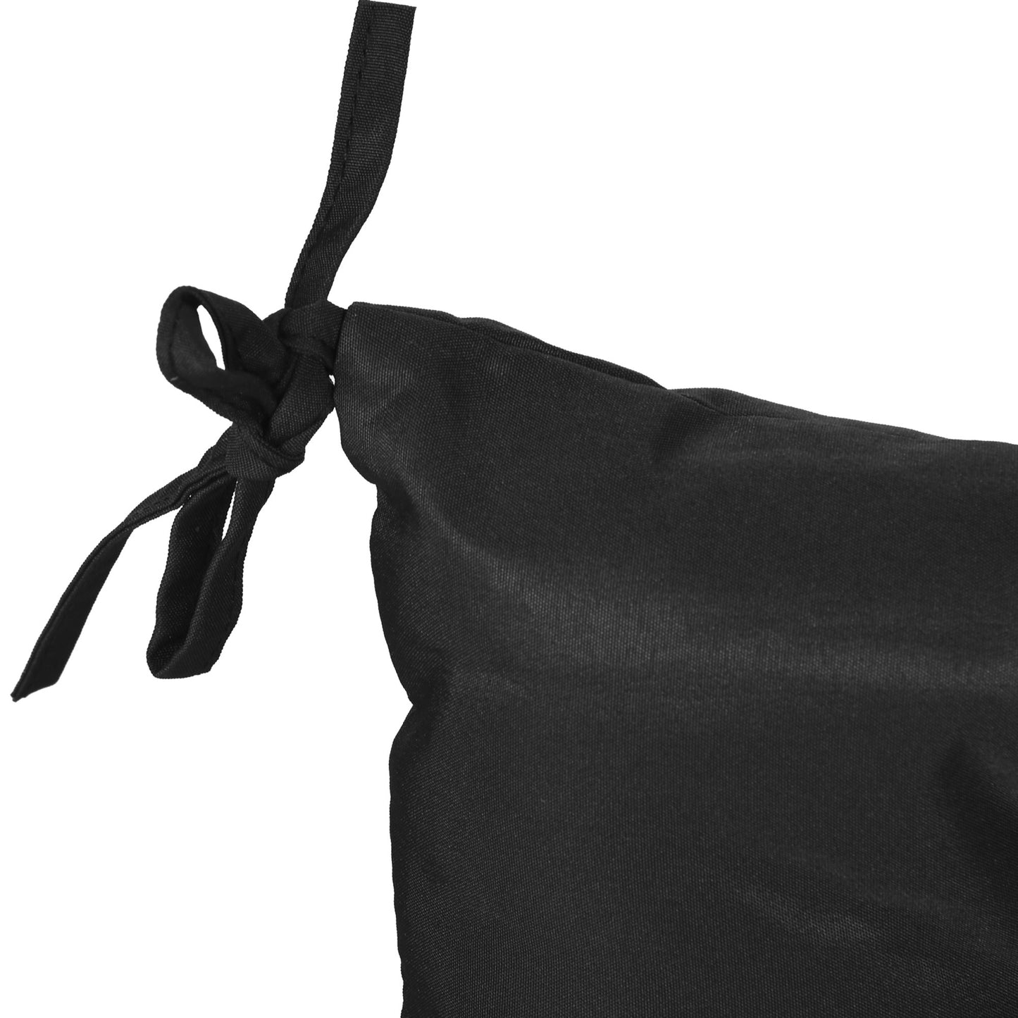 Outsunny Conjunto De 2 Cojines Para Silla Con Respaldo 50x98x8 Cm Negro_4