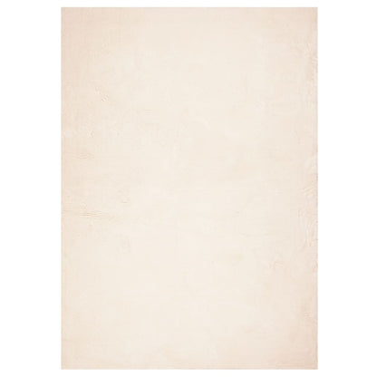 Vidaxl Alfombra De Pelo Corto Suave Lavable Huarte Beige 240x340 Cm_0