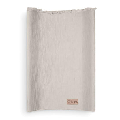 Funda De Cambiador Muselia Algodón 100% Cotton Color Beige_0