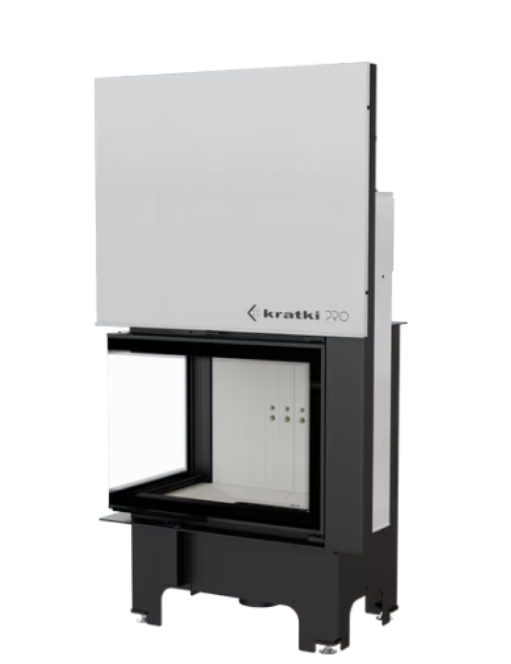 Bricosol Chimenea De Leña De Acero Kratki Vnl 700/480 12 Kw Ø 200 Puerta Elevable_2