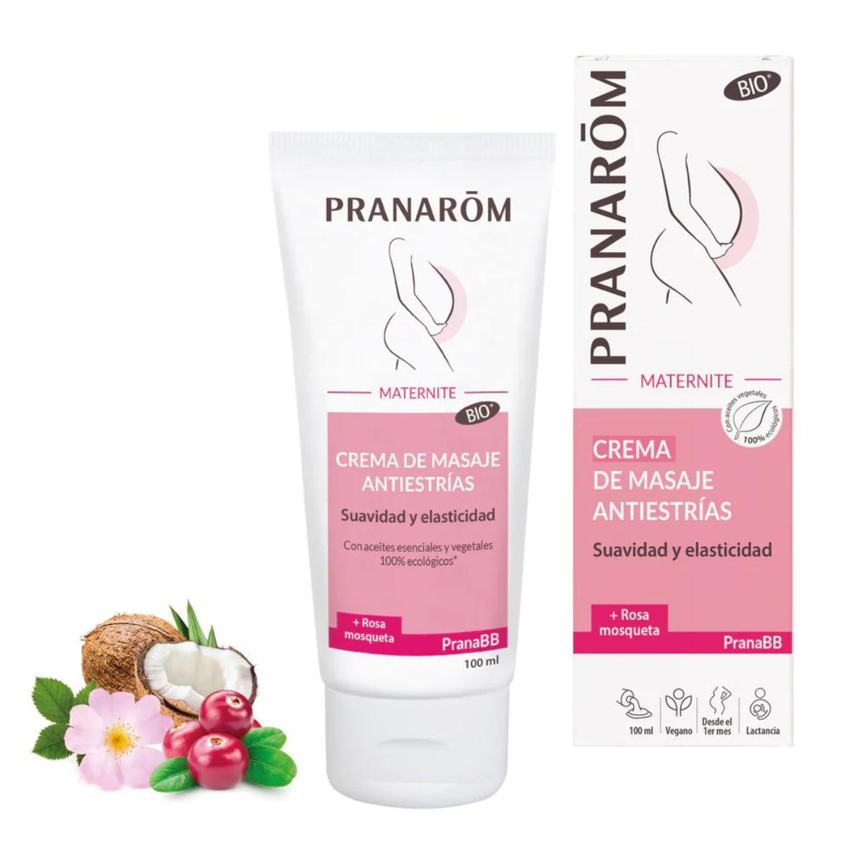 Creme de Massagem Antiestrias Biológico Pranarom Maternidade 100 ml