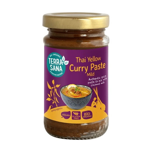 Pasta de Caril Amarelo Tailandês Terrasana 120g