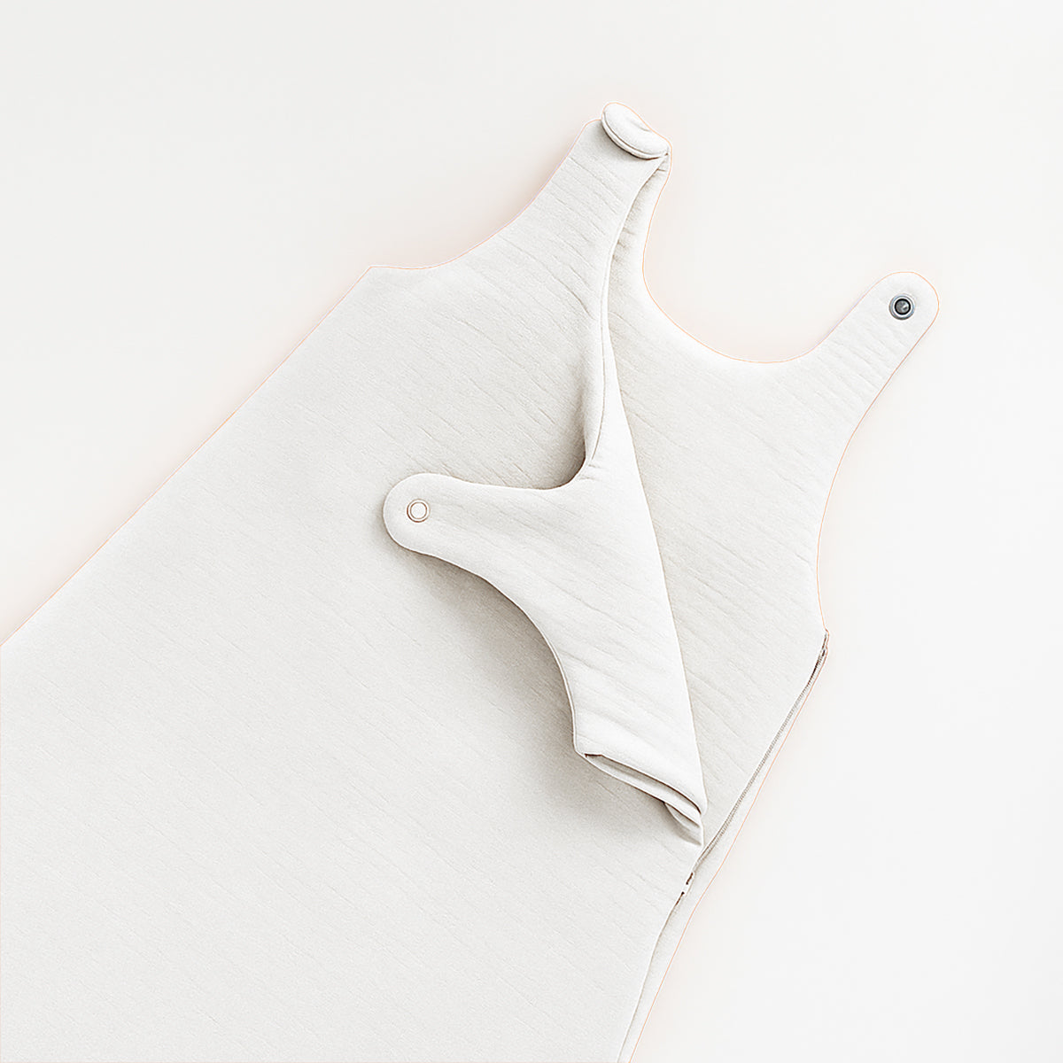 Saco De Dormir De Invierno De Algodón Orgánico Blanco_1