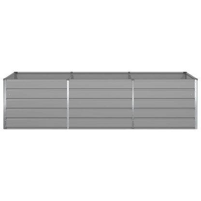 Jardinera Gris Claro 290 X 100 X 75 Cm Acero Galvanizado_4