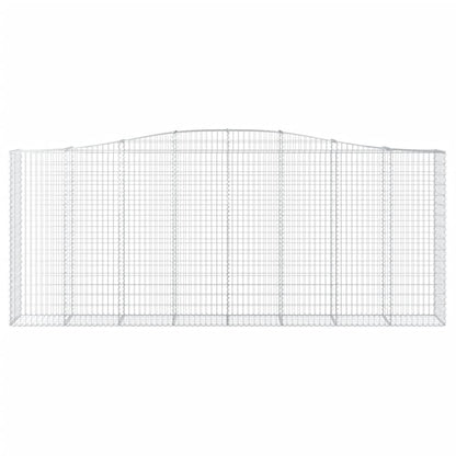 Cestas De Gaviones 7 Uds Forma De Arco Hierro 400x50x160/180 Cm_3