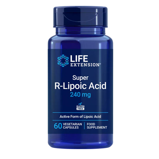 Ácido Super R-Lipoico 240 mg, Life Extension 60 cápsulas
