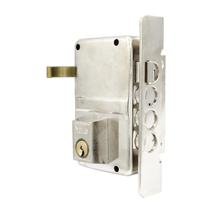 Cerradura 8-d. 115x70mm Niquel.