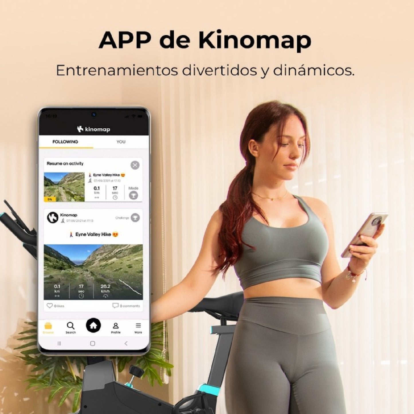 Cecotec Bicicleta Indoor Drumfit Indoor 10000 Magnomotor Connected Cecotec_2