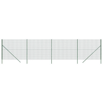 Cerca De Alambre De Acero Galvanizado Verde 2x10 M / Vetonek_2