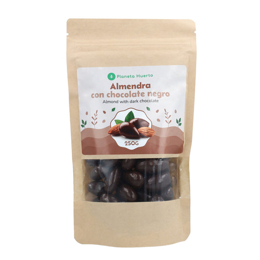 Amêndoa com chocolate negro Planeta Huerto 250 g