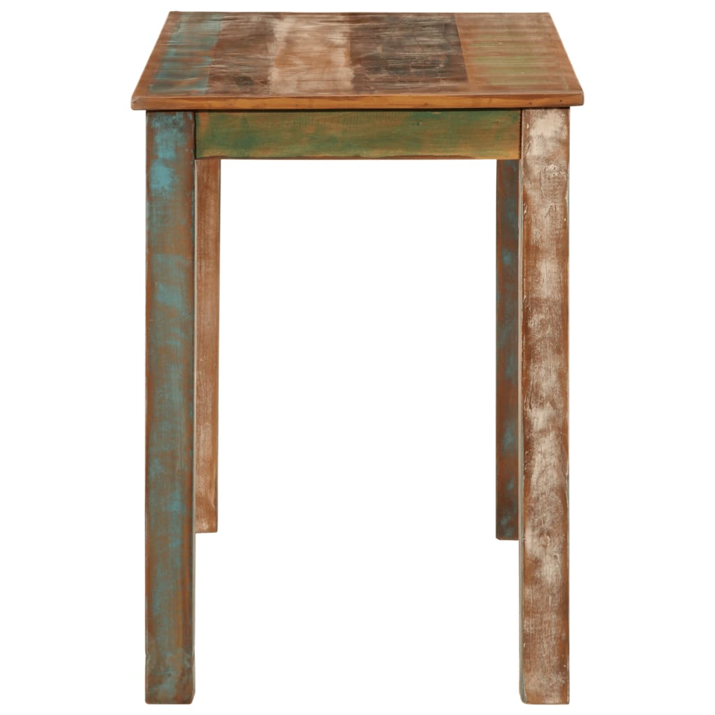 Mesa De Comedor Madera Maciza Reciclada 110x55x76 Cm_1