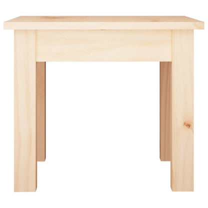 Mesa De Centro De Madera Maciza De Pino 35x35x30 Cm_1