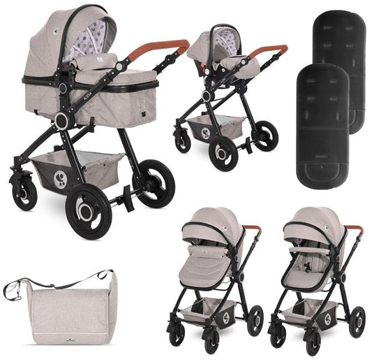 Carrito De Bebé Trío Alexa Grey Elephants_0