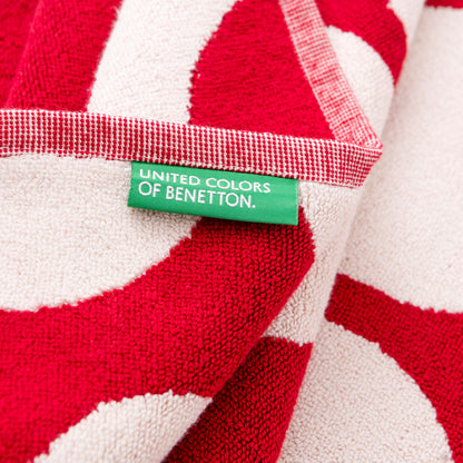 Alfombra De Baño 50x80cm 100% Algodon 1000gsm Topos Rojos Benetton_5