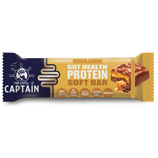 Barra de Caramelo e Chocolate Crocante GUTsy Captain 50g