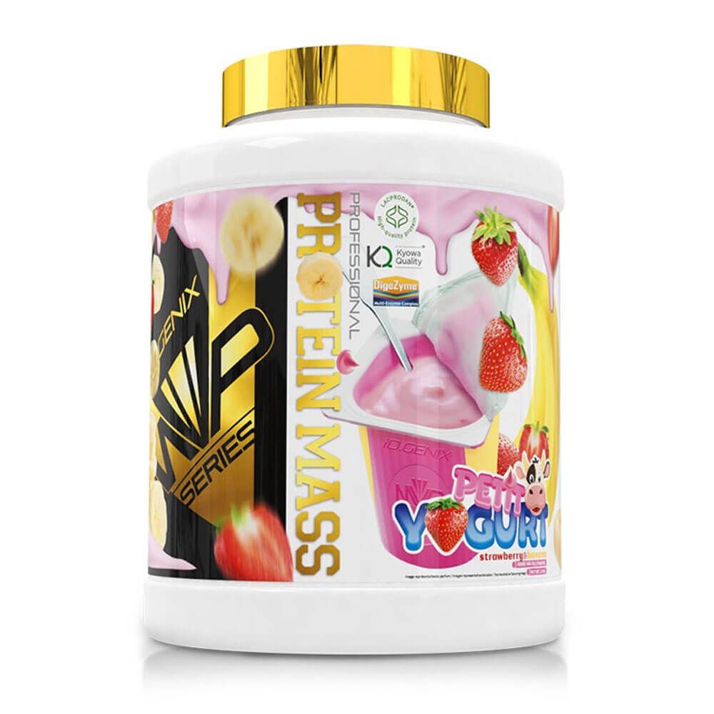Protein Mass Profesional - 4 Kg - Fresa Banana - Ganadores De Peso Con Proteína - Io.genix_0