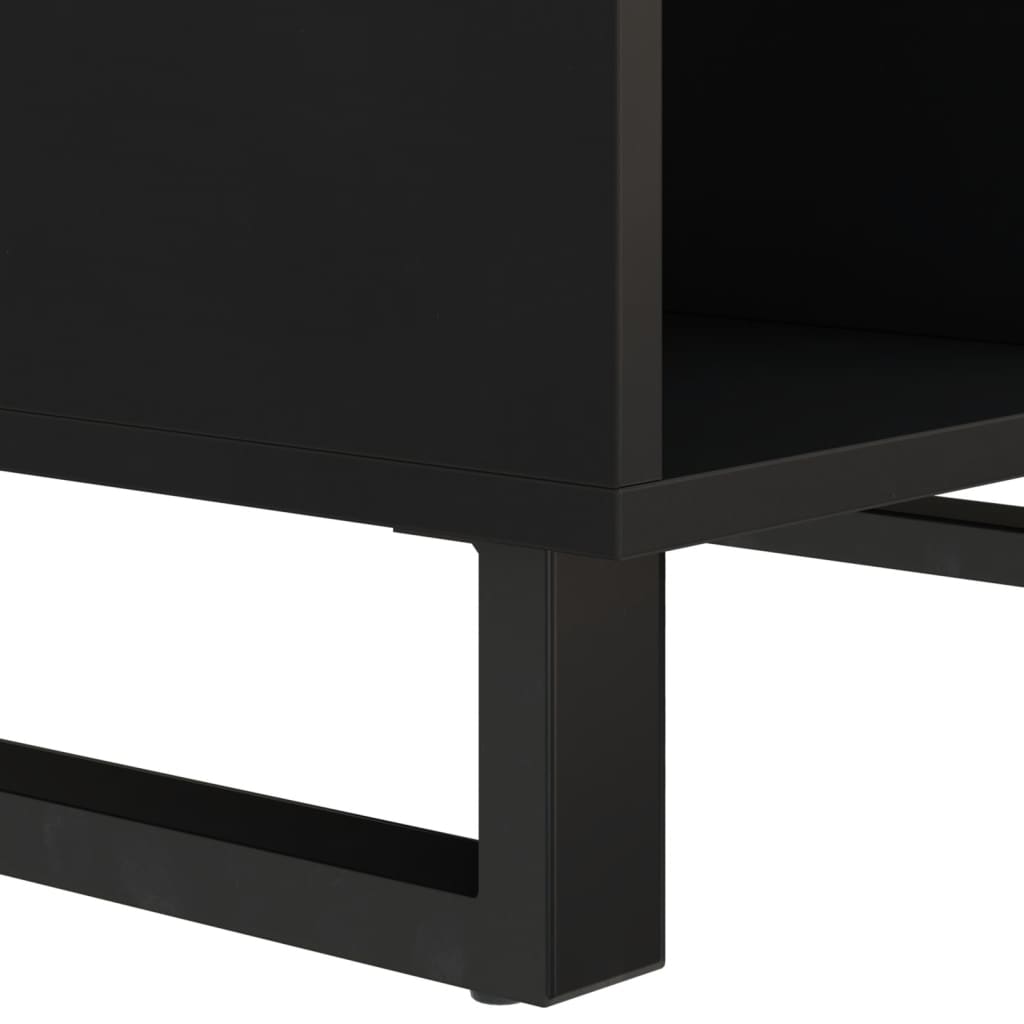Mesa De Centro De Madera Maciza Mango 55x50x40 Cm_4