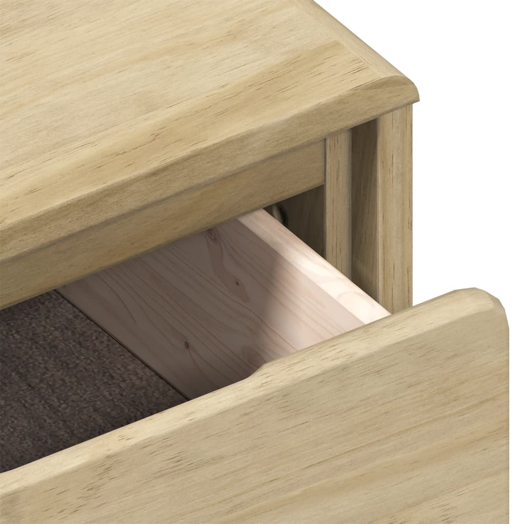 Aparador Sauda Madera Maciza Pino Roble 80x43x75,5 Cm / Vetonek_2