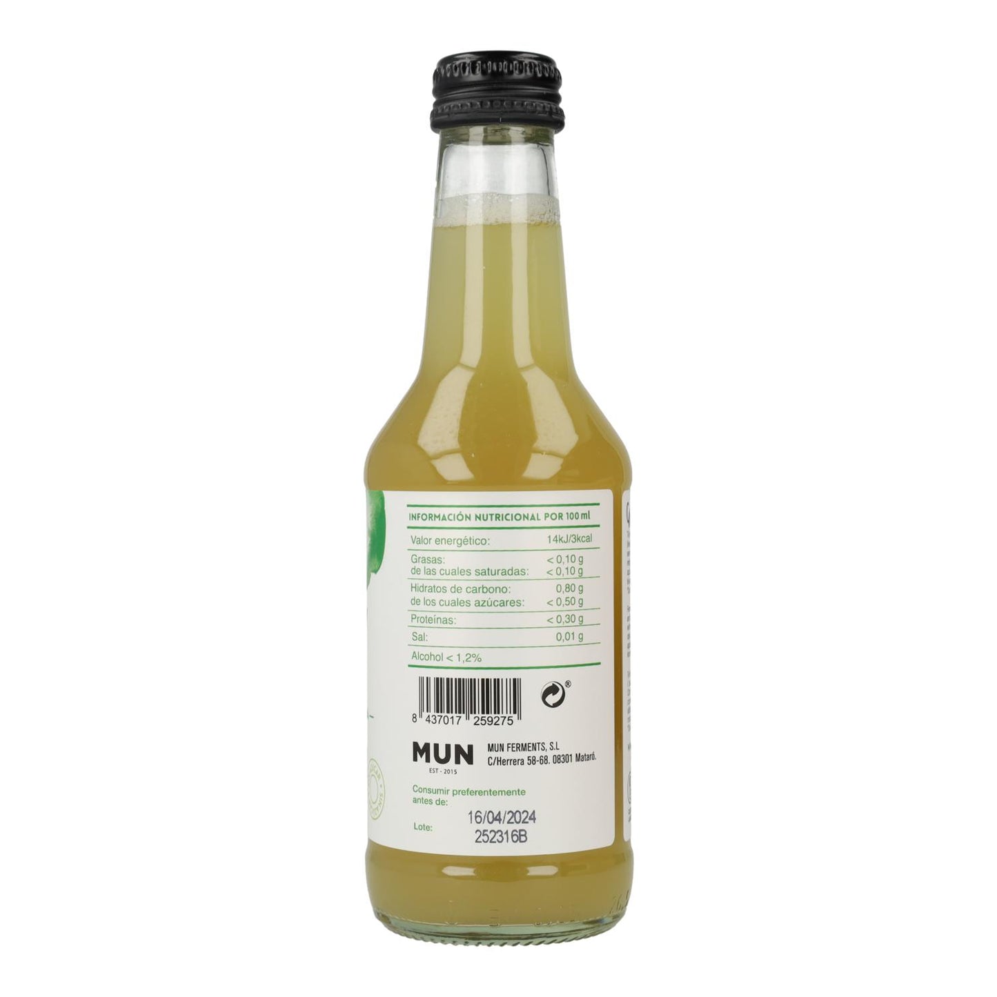 Chá Verde Kombucha Kombutxa