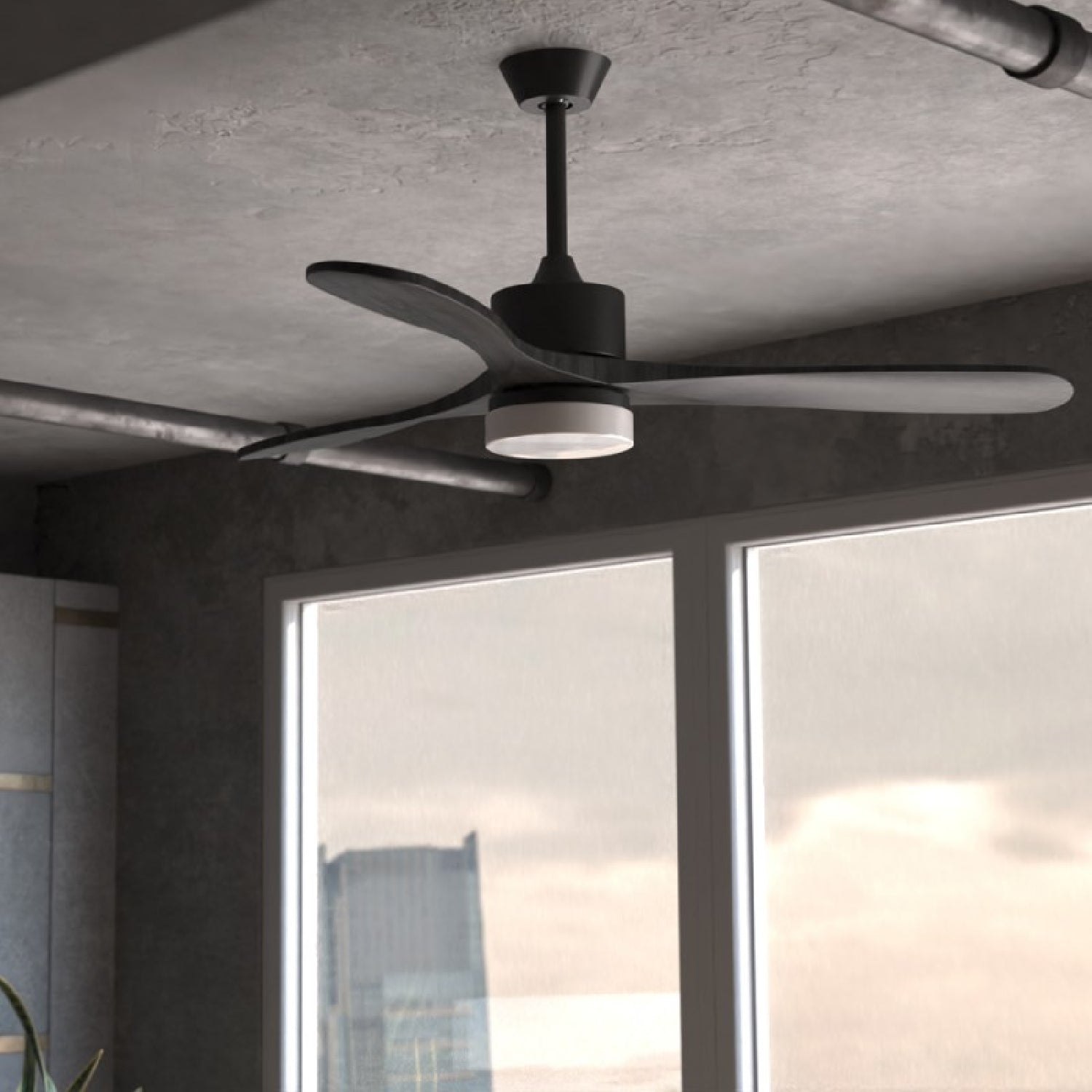 Cecotec Ventilador De Techo Con Luz Energysilence Aero 5290 Stone Pro_4
