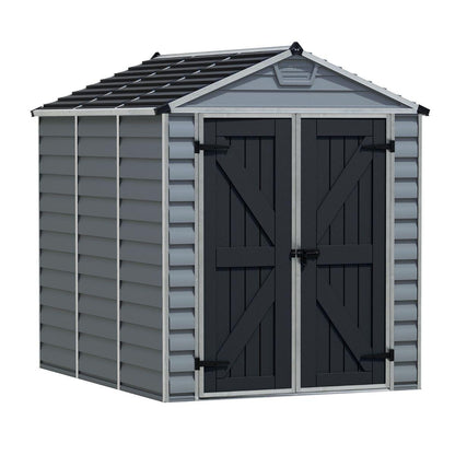 Telheiro de jardim Skylight Deco em cinzento da Palram 185x304 cm
