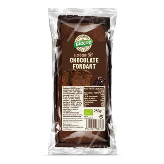Bolo de chocolate com fondant Biocop 250 g