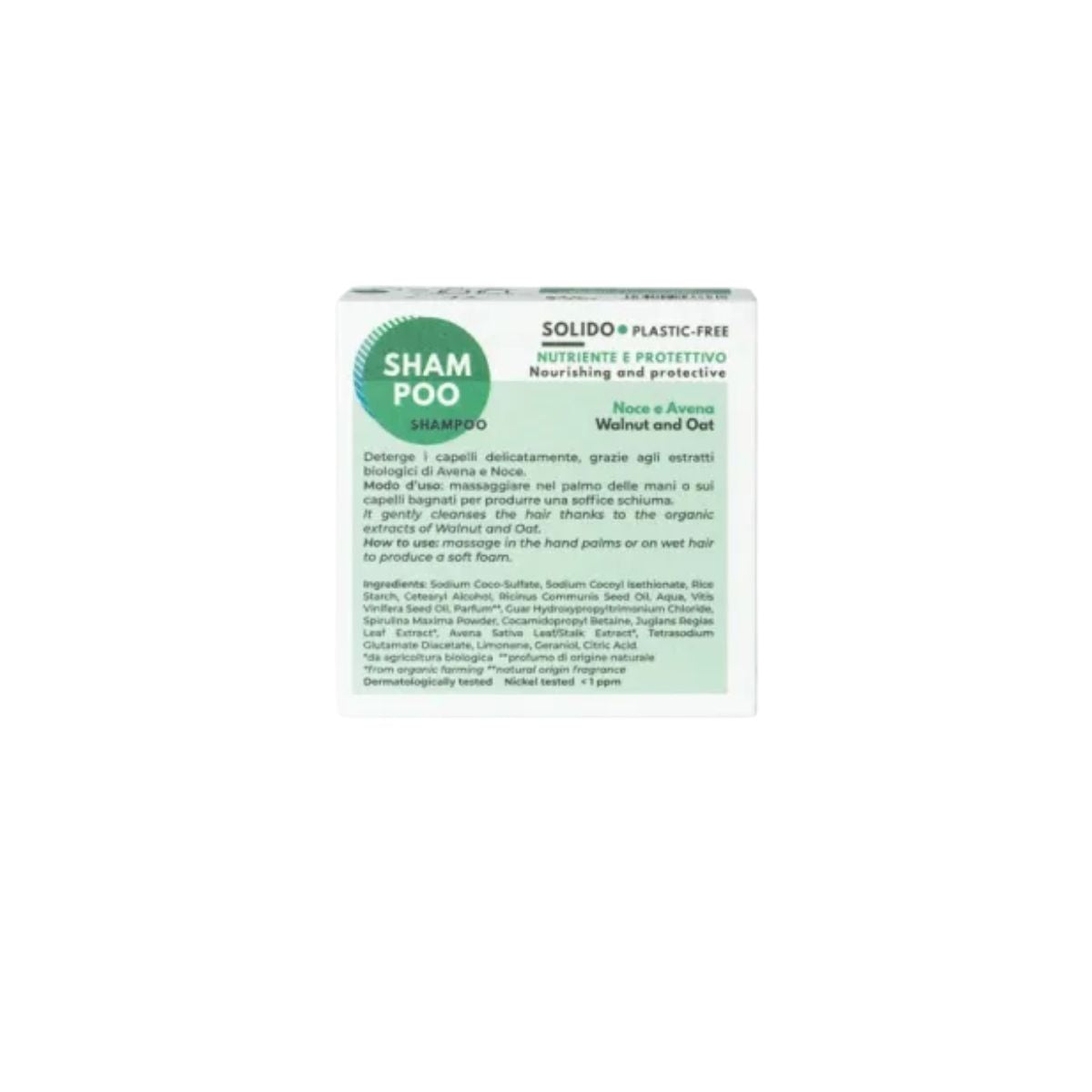 Champô Sólido Nutritivo e Protetor, Sem Resíduos, 64g, Ecológico Officina Naturae