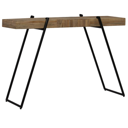 Mesa Consola De Teca Reciclada 120x35x81 Cm_1