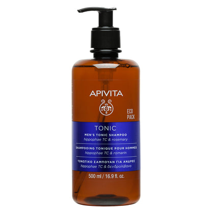 Champô tonificante para homem contra a queda de cabelo - Ecopack APIVITA, 500 ml