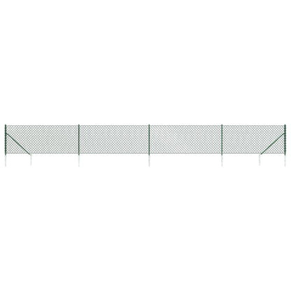 Cerca De Alambre Con Pinchos De Anclaje Verde 0,8x10 M / Vetonek_0