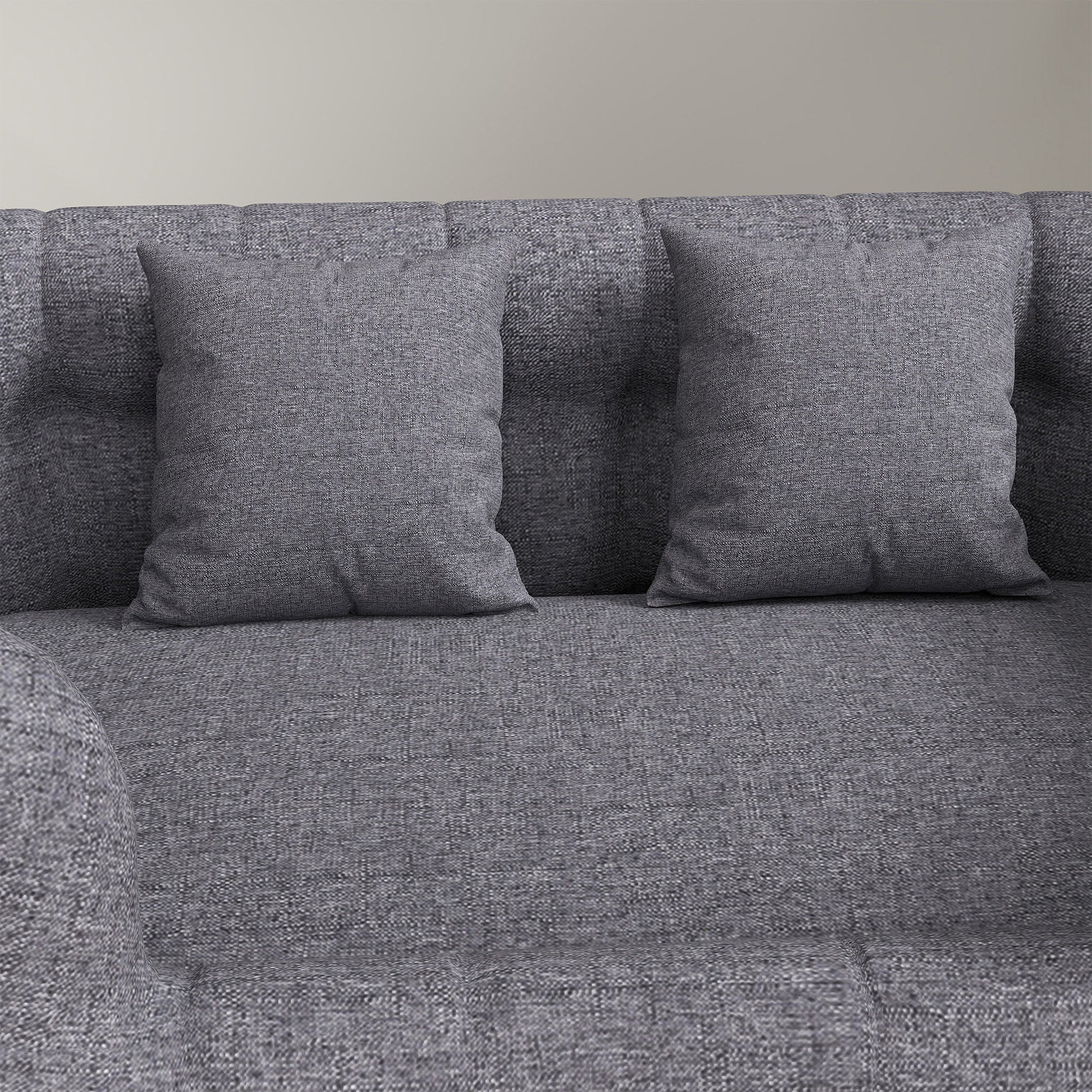 Pawhut Cama Para Perros Medianos Con 2 Almohadas Antideslizante 90x60x35cm Gris_3