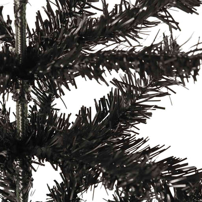 Vidaxl Árbol De Navidad Delgado Negro 150 Cm_4