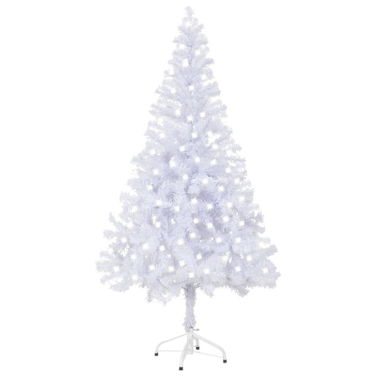Vidaxl Árbol De Navidad Artificial Con Leds Y Soporte 120 Cm 230 Ramas_0