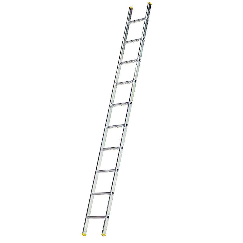 Escalera Aluminio 1 Tramo, 10 Peldaños. Antideslizante, Resistente._0