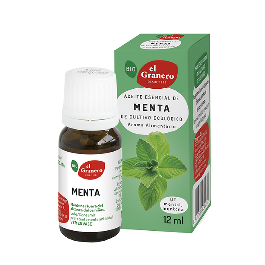 Óleo Essencial de Hortelã-Pimenta Biológico El Granero, 12 ml