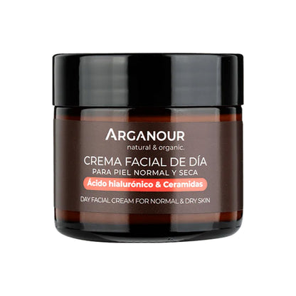 Arganour creme de dia 100% natural FPS15 para pele seca 50 ml