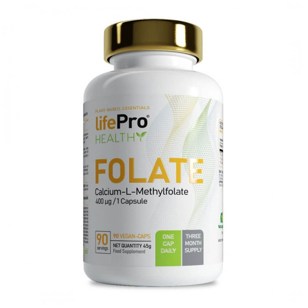Folate 400µg - 90 Cápsulas - Sistema Circulatorio - Lifepro_0