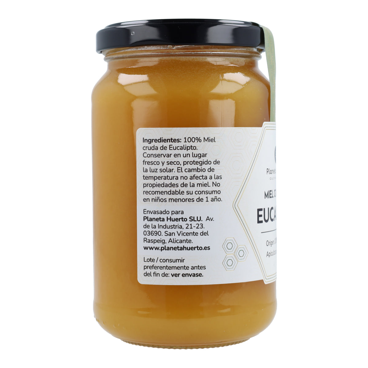 Miel Cruda de Eucalipto Planeta Huerto 475 g